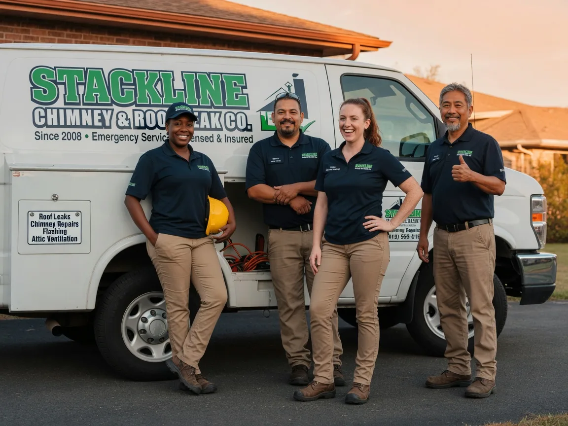 Chimney flashing repair company in Clements, MN